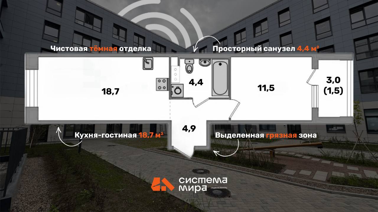 1-комн ЖК Plus Пулковский