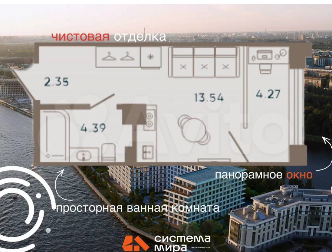 Студия ЖК 17/33